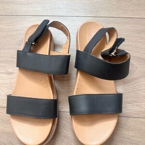 Nisolo Black Leather Sandals